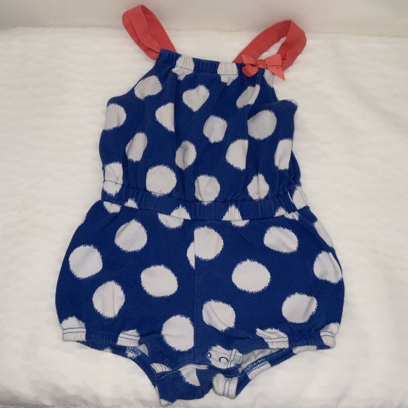 Girl’s Gymboree Polkadot Romper Size 18-24 Months - Picture 1 of 2